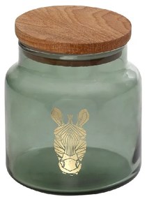 JUNGLE ZEBRA ΠΡΑΣΙΝΟ ΔΟΧΕΙΟ ΜΕ ΚΑΠΑΚΙ 635ML 10X11EK... ΣΕΤ 4τμχ - Espiel