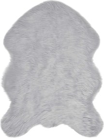 vidaXL Χαλί από τεχνητό πρόβειο δέρμα TAFALLA Γκρι 80 x 120 cm