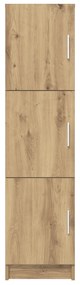 vidaXL Artisan Oak Sideboard Artisan oak Επεξεργασμένο Ξύλο Μεγάλο