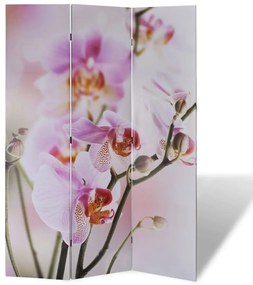 vidaXL Διαχωριστικό Δωματίου Πτυσσόμενο Λουλούδι 120 x 170 εκ.