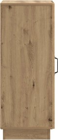 vidaXL Πλαϊνό γραφείο Artisan Δρυς 33 x 34,5 x 87 εκ.