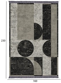 ΧΑΛΙ ΣΑΛΟΝΙΟΥ ΜΕ ΚΡΟΣΙΑ JOSIANE ΠΟΛΥΧΡΩΜΟ  160X230εκ.