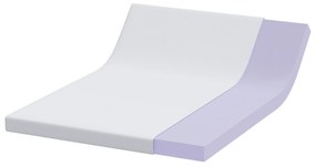 vidaXL Στρώματα Λευκό 140 x 200 cm 100% ύφασμα πολυεστέρα με τζακάρ