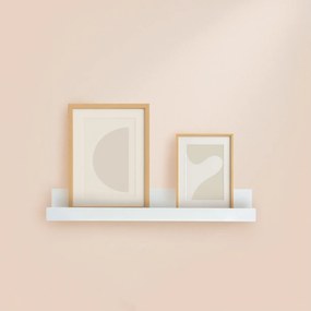ΡΑΦΙΈΡΕΣ/ΡΆΦΙΑ ΤΟΊΧΟΥ PHOTO SHELF 80*6*7CM WHITE COLOR 6RAN892BC