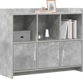 vidaXL Πλαϊνό γραφείο Γκρι Σκυροδέματος 98,5 x 33 x 80 εκ