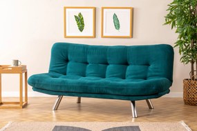 3-Seat Sofa-Bed Misa Small Sofabed - Petrol Green Petrol Green