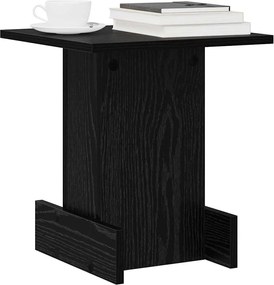 vidaXL End Table Μαύρη Οξυά 35,5 x 35 x 40 εκ Επεξεργασμένο ξύλο