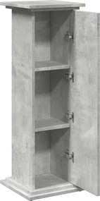vidaXL Βάση Οθόνης με Αποθ. Γκρι Σκυρ. 31x30x90 εκ. Επεξεργασμένο Ξύλο