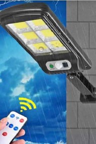 Ηλιακό Φωτιστικό 120 led με αισθητήρα κίνησης και τηλεχειριστήριο