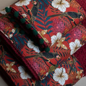 Πετσέτα Χεριών (30x50) White Fabric Forest Bordeaux 600gsm