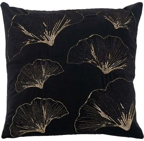 Μαξιλάρι Διακοσμητικό (Με Γέμιση) Dion 018894 Black-Gold 45X45 Fabric