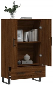 vidaXL Ντουλάπα Καφέ Δρυς 69,5 x 31 x 115 εκ. από Επεξεργασμένο Ξύλο