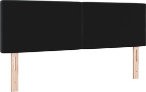 vidaXL Κεφαλάρι Μαύρο 144 cm Βελούδο