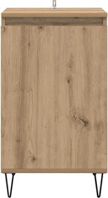 vidaXL Πλαϊνό γραφείο Artisan Oak 40 x 35 x 70 εκ. Επεξεργασμένο ξύλο