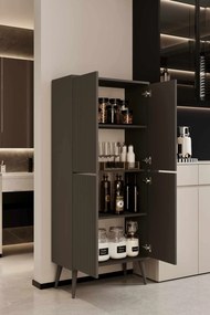 Ντουλάπι Κουζίνας Γκρι CLOPO 69x32x20