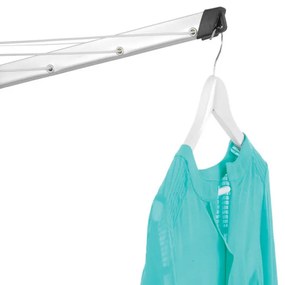Brabantia TopSpinner για εξωτερικούς χώρους 90300265, 60 m, Μεταλλικό καρφί εκσκαφής, Ανθεκτικό στη διάβρωση, Inox