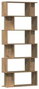 vidaXL Ντουλάπι βιβλίων Artisan Oak 80x24x192 cm Κατασκευασμένο ξύλο