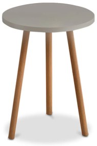 Τραπεζάκι βοηθητικό Roma Megapap χρώμα cappuccino 33,5x33,5x46εκ.