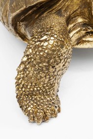 Διακοσμητικό Δαπέδου Χελώνα Μεσαία Χρυσή (PL) 60x40x32 εκ - Χρυσό