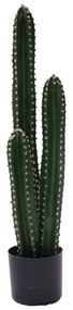 Διακοσμητικό Φυτό Σε Γλάστρα Cactus III 316-000024 H85cm Black-Green Inart Πολυπροπυλένιο