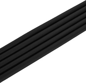 vidaXL Αυτοκόλλητη σφραγίδα παραθύρου Μαύρο 12 x 10 mm 100 m