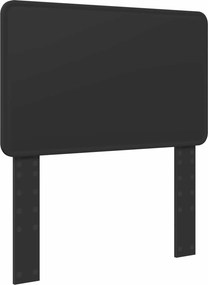 vidaXL Κρεβάτι Αποθήκης Μαύρο 100 x 200 cm Επεξεργασμένο Ξύλο