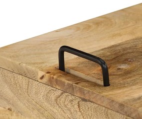 vidaXL Κομοδίνο 40 x 34 x 47 εκ. από Μασίφ Ξύλο Μάνγκο