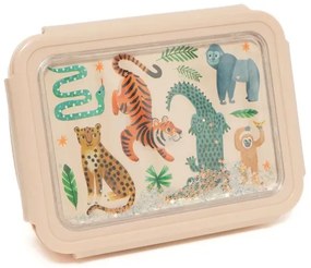 Petit Monkey Φαγητοδοχείο 19x14.5x7cm BPA Free - Upside Down Animals PTM-LB54