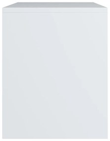 vidaXL Κομοδίνο Λευκό 40 x 30 x 40 εκ. από Μοριοσανίδα