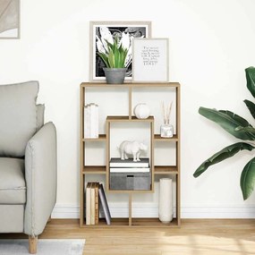 vidaXL Βιβλιοθήκη Αρτισιανή Δρυς 63x20x90 εκ. από Επεξεργασμένο Ξύλο