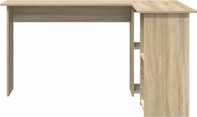 vidaXL Γραφείο Δρύς Sonoma Επεξεργασμένο Ξύλο 142 x 102 x 73 εκ