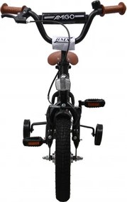 BMX Fun 12 Inch 21 cm Boys Coaster Brake Matte black