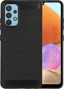 Θήκη Σιλικόνης Sonique Carbon Brushed Samsung Galaxy A32 4G Μαύρο