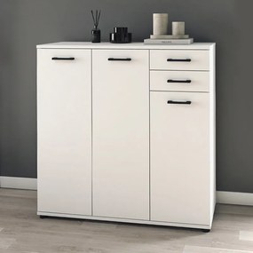 Παπουτσοθήκη - Ντουλάπι Polly Megapap χρώμα λευκό 108x35x108εκ.