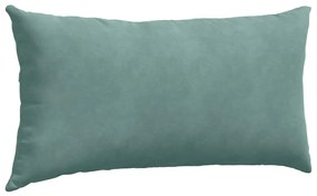 vidaXL Μαξιλάρι Καναπέ 2 pcs Θαλασσί 80 x 40 cm Υφασμάτινο Κορντουρά