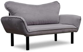 Καναπές - Κρεβάτι Διθέσιος Chatto 859FTN1229 140x65x70cm Grey