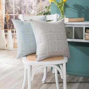 Μαξιλαροθήκη Διακοσμητική Noto 05 Blue Teoran 43X43 Cotton-Polyester