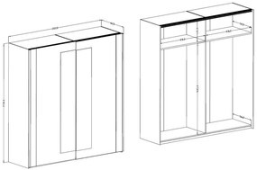 Ντουλάπα Sigon συρόμενη-Fusiko