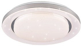 Atria Μοντέρνα Μεταλλική Πλαφονιέρα Οροφής με Ενσωματωμένο LED σε Λευκό χρώμα 48cm Trio Lighting R67041900