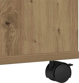 vidaXL Σταντ Εκτυπωτή artisan δρυς 41 x 32 x 48 εκ. Επεξεργασμένο ξύλο