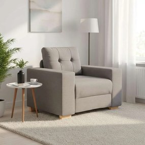 vidaXL Πολυθρόνα-Καναπέ-Μπεζ 100x78x80 εκ. Ύφασμα
