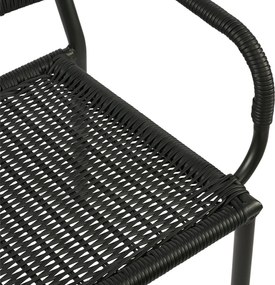 Πολυθρόνα Zucca Μαύρο 58 x 63 x 90