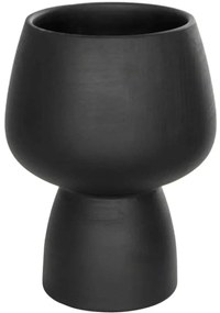 Βάζο Cameron 21272 16x16x20cm Black GloboStar Κεραμικό