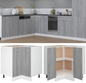 vidaXL Ντουλάπι Κουζίνας Γκρι sonoma75,5x75,5x80,5εκ. Επεξεργ. Ξύλο