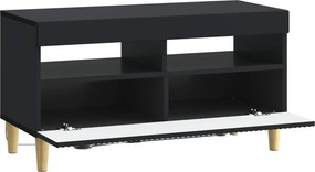 vidaXL Ντουλάπα LED Τηλεόρασης ARNHEM 81 x 35 x 43 εκ. Μαύρο