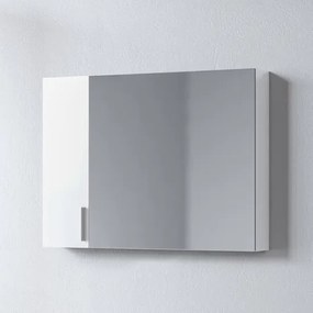 Bathroom mirror SIENA 90 White 87.5x14x65 cm. 87.5x14x65 εκ.