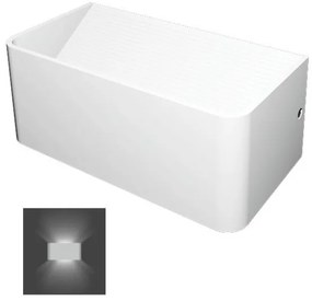 Απλίκα Φωτιστικό Τοίχου LED 7W 4000K Λευκό 5930 Spotlight-5930-Λευκό 5930