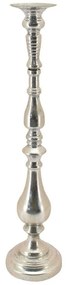 Κηροπήγιο Παλαιωμένο 15-00-94911 Φ15,5x68,5cm Silver Marhome Metal