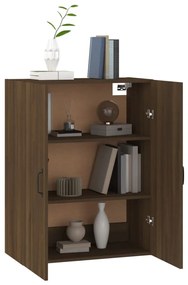 vidaXL Ντουλάπι Κρεμαστό Καφέ δρυς 69,5x34x90 εκ. Επεξεργασμένο Ξύλο