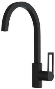 Sanitec Quattro Μπαταρία Κουζίνας Ψηλή Ultra Granite Nero